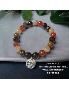 copy of Bracelet pierres naturelles et arbre de vie...
