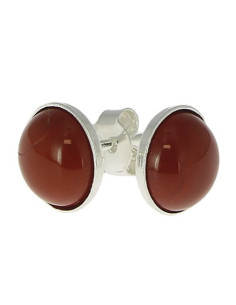 copy of Clous d'oreilles jade blanc 6mm argent