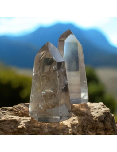 Pointe quartz fumé