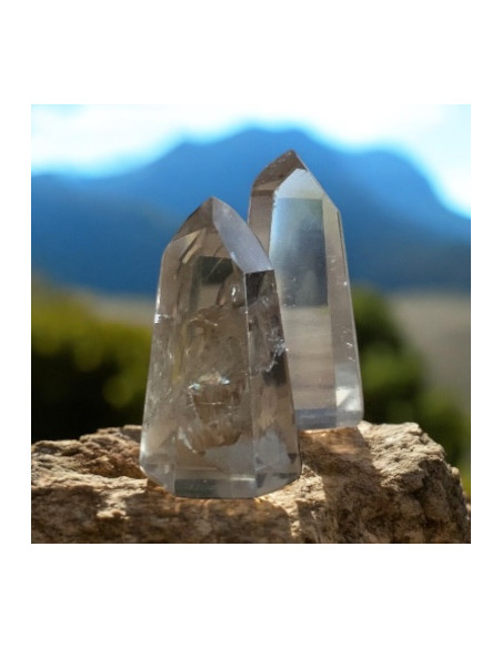 Pointe quartz fumé Pointe quartz fumé