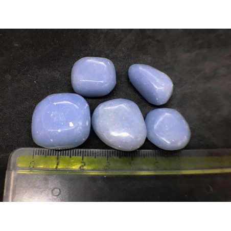 pierre roulée Angelite ou anhydrite