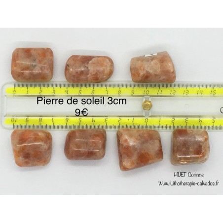 pierre roulée pierre de soleil