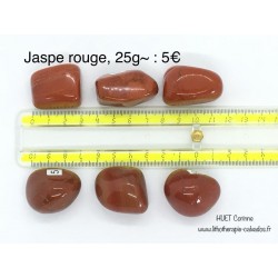 jaspe rouge pierre roulée