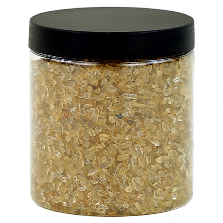 citrine en petites pierres polies