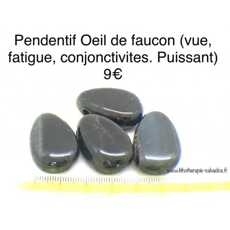 oeil de faucon pendentif