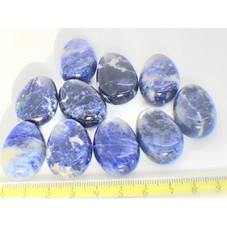 Pendentif sodalite pierre percée